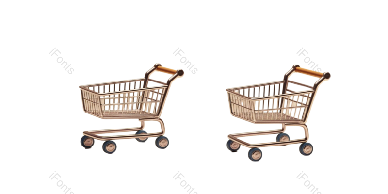卡通图片,插画元素,金属PNG,商店免抠素材